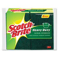 SPONGE,HV DUTY,6/PK,YL