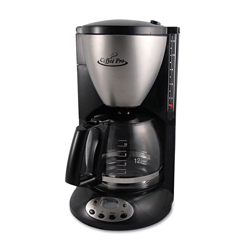 COFFEEMAKER,10/12 CUP,BK