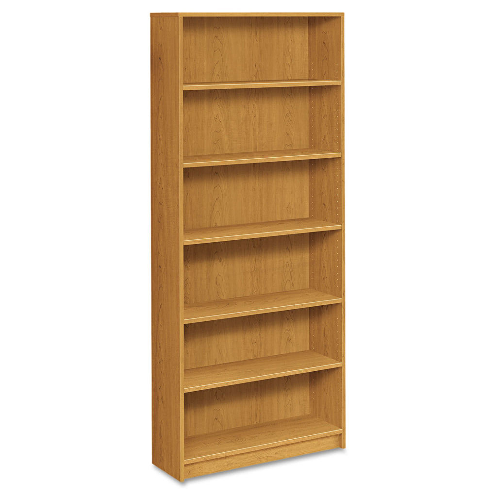 BOOKCASE,6-SHELF, HARVEST