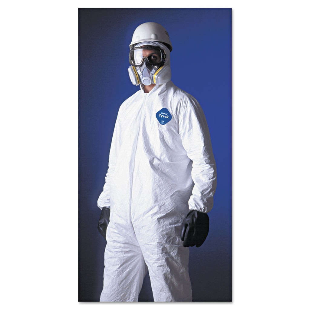 COVERALL,TYVEK ZIP FT LRG