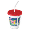 CUP,KIDS,12OZ W/LID&STRAW