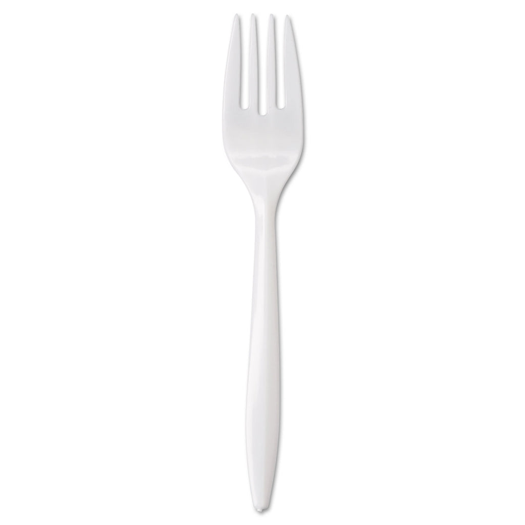 FORK,MED WT,INDV,WH,1M