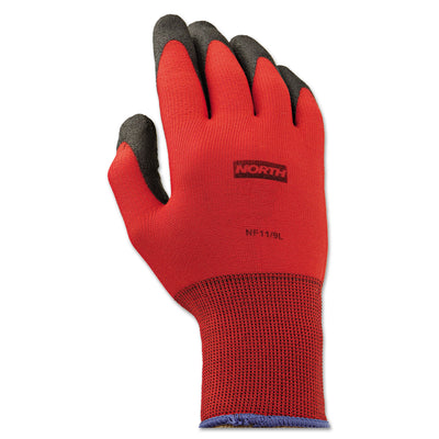 GLOVES,NYLON,9L,RD