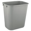 WASTEBASKET,RECTNG SM GY