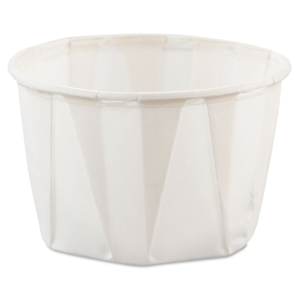 CUP,PPR SOUFFLE,2OZ,WH