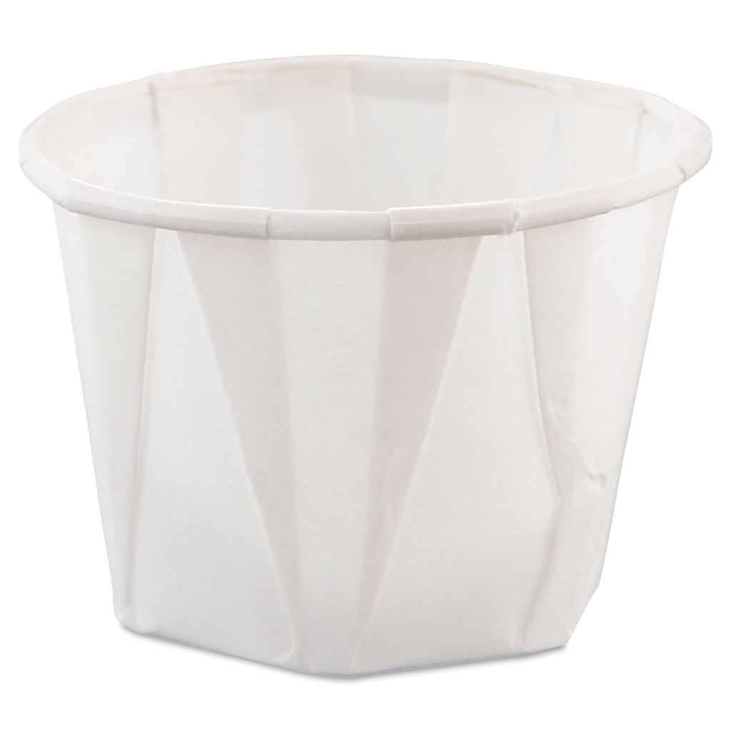 CUP,PPR SOUFFLE,1OZ,WH