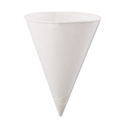 CUP,RLLD RIM PPR CONE 6OZ