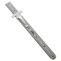 MEASURER,6"FLX RUL PCK CL