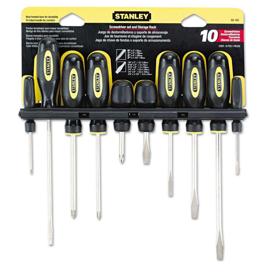 SCREWDRIVER,10 PIECE  SET