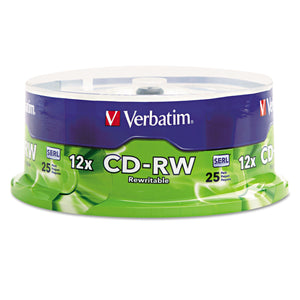 DISC,CD-RW,4X-12X,25/PK