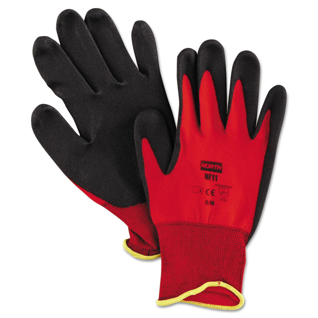 GLOVES,NYLON,8M,RD