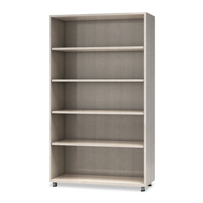 BOOKCASE,5SH,SMMR SUEDE,S