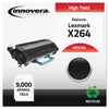 TONER,LEXMARK X264,BK