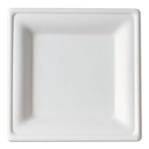 PLATE,6" SQ,WH,500/CT