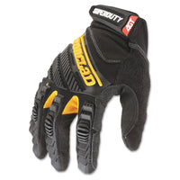 GLOVES,SUPR DTY,MED,BK/YL