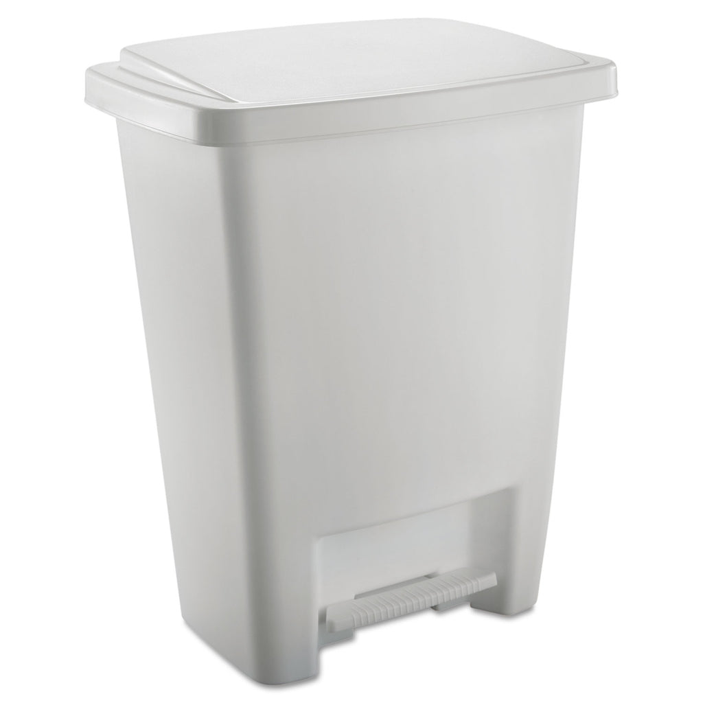 WASTEBASKET,STEP-ON,WH