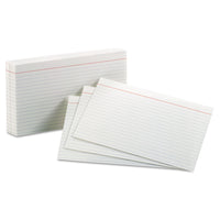 CARD,INDEX,RULED,5X8,WHT