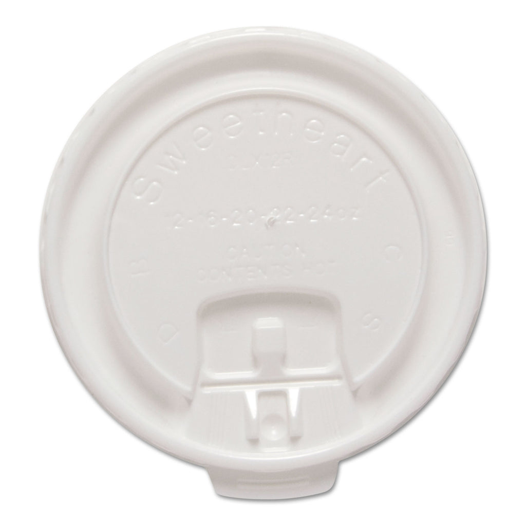 LID,LCK TAB,12OZ,100PK,WH