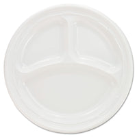 PLATE,3 COMPARTMENT,WH