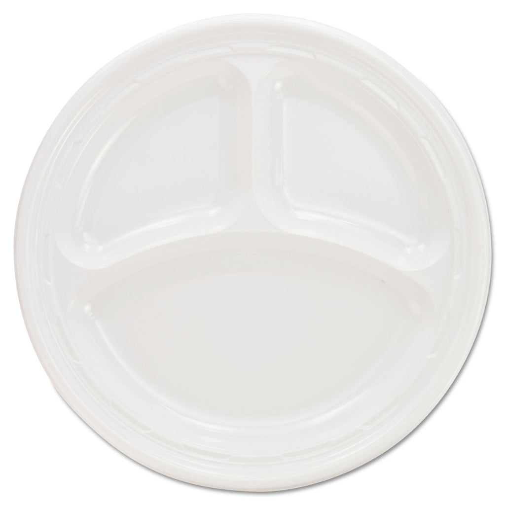 PLATE,3 COMPARTMENT,WH