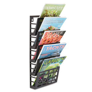 DISPLAY,RACK,MAGAZINE,BK