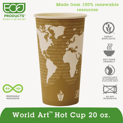 CUP,20OZ ECO HOT CUP,SND