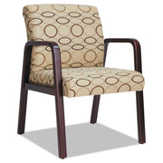 CHAIR,TAN RING FABRIC,MAH