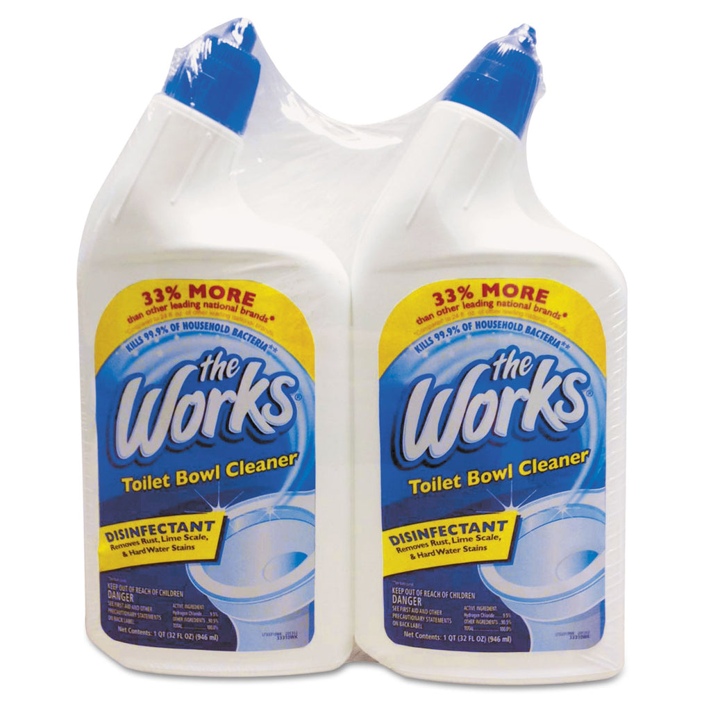 CLEANER,WORKS,TOILET,2/PK