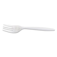 FORK,M-WT,POLY BG10/100WH