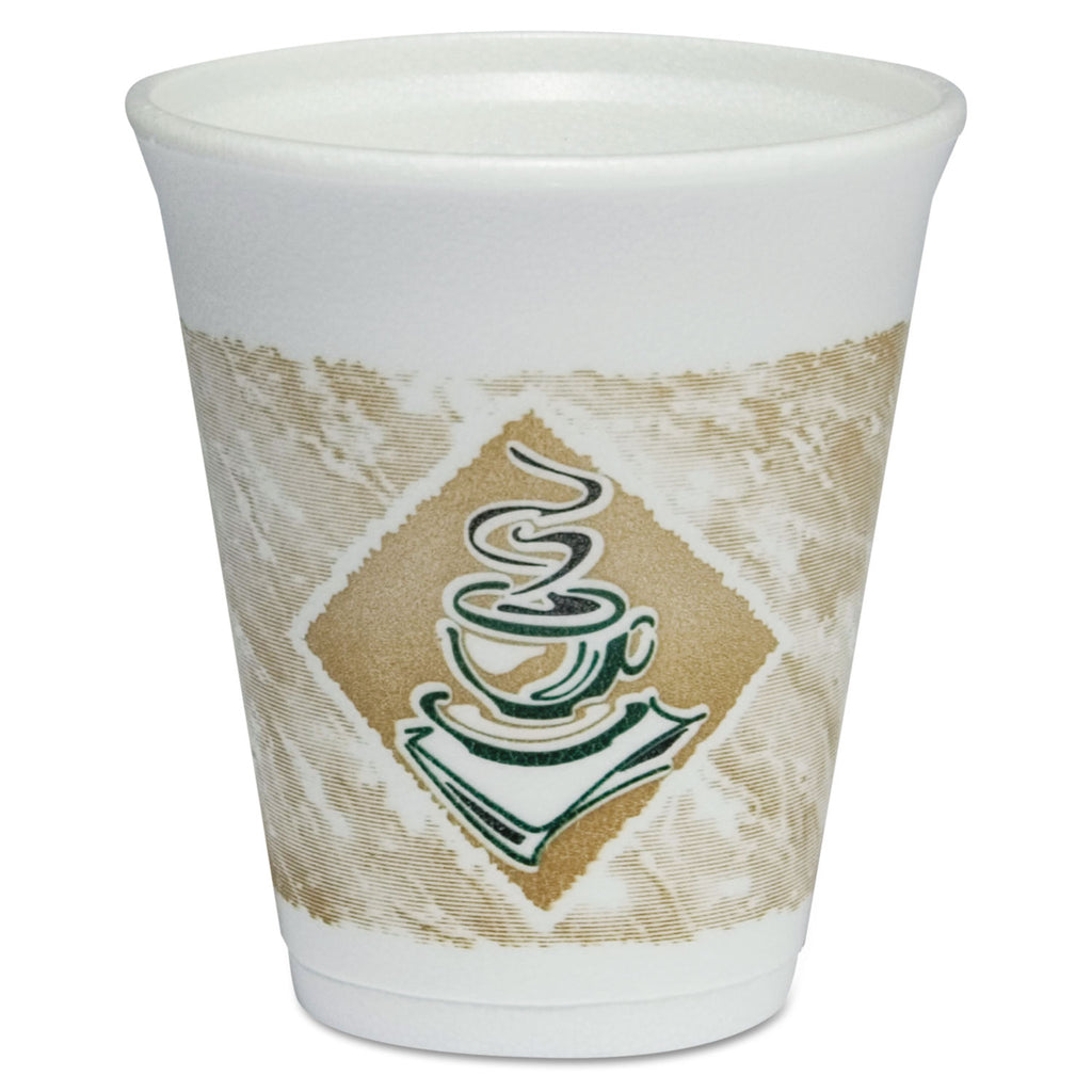 CUP,8OZ,FM,CAFE G,WHT/BR