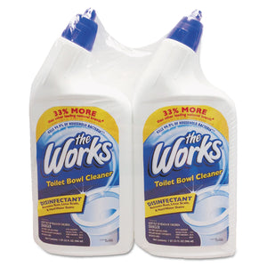 CLEANER,WORKS,TOILET,2/PK