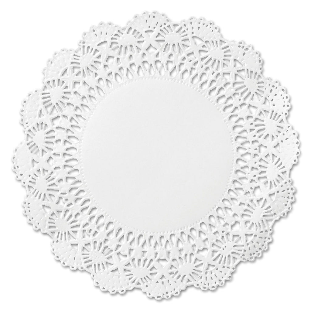 DOILY,10IN,RND,WH