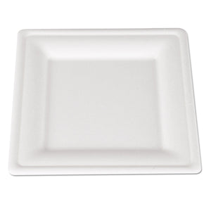 PLATE,8X8,SQ,500,FIBER,WH