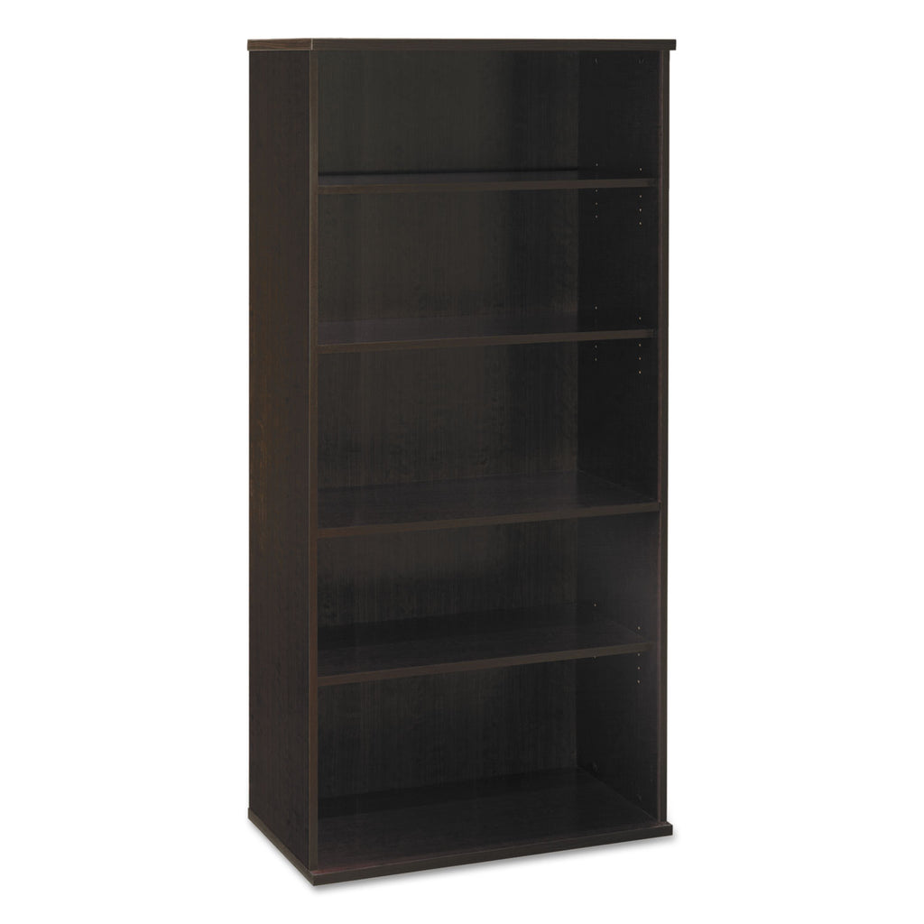 BOOKCASE,35"W,5 SHELF,MCA