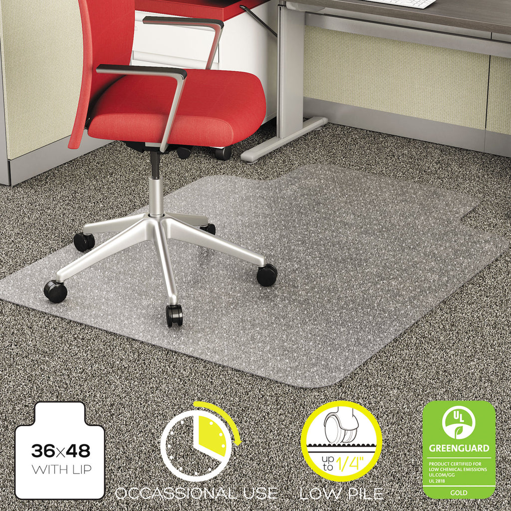 CHAIRMAT,36X48 LIP,NOBVL