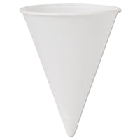 CUP,CONICAL,RLD RIM,4OZ