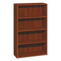 BOOKCASE,COGNAC FINISH