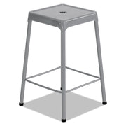 STOOL,STEEL, SILVER