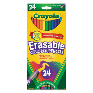 PENCIL,CLR,ERSB,24/BX,AST