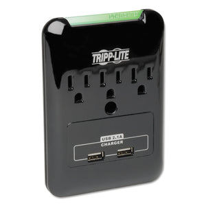 SURGE,3OUTLET,2USB,BK