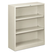 BOOKCASE,METL,41X34.5,LGY