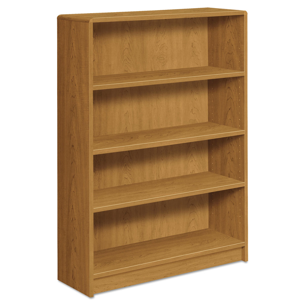 BOOKCASE,4-SHELF,HARVEST