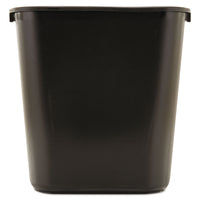 WASTEBASKET,PLAS,15H,BK