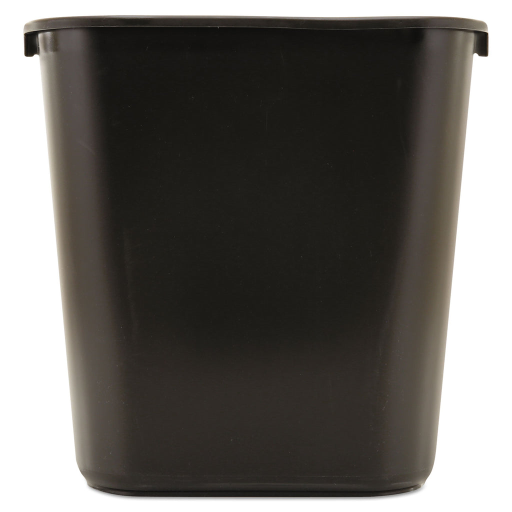 WASTEBASKET,PLAS,15H,BK