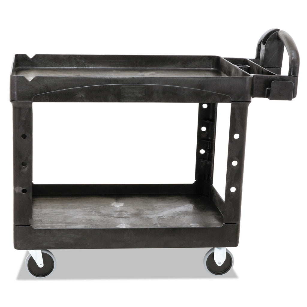 CART,UTILITY, 2 SHELF,BK