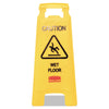 SIGN,CAUTION,WET FLR,YW