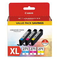 INKCART,CLI-271XL,CMY,3PK