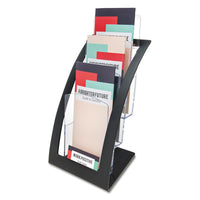 HOLDER,3 TIER,LEAFLET,BK