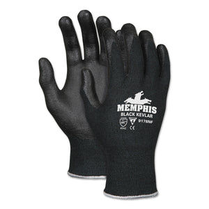 GLOVES,KEVLAR,LGE,BK