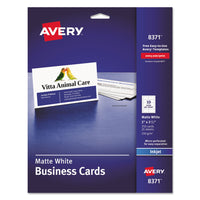 CARD,BUS,INKJT,250/PK,WHT